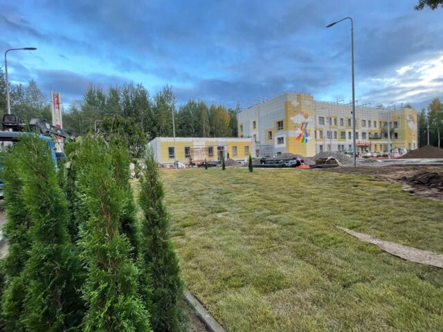 В Кимрах завершается возведение детской поликлиники №1