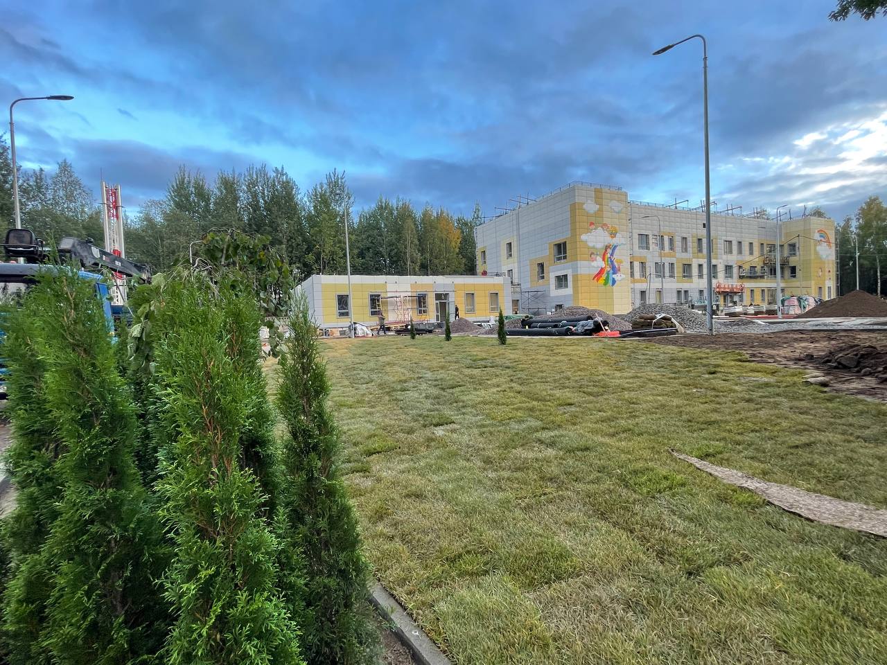 В Кимрах завершается возведение детской поликлиники №1