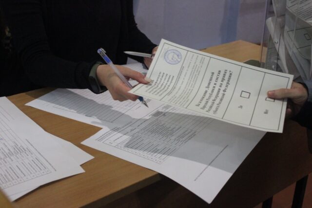 В Тверской области завершается референдум по вопросу вхождения Донецкой и Луганской народных республик, Запорожской и Херсонской областей в состав России