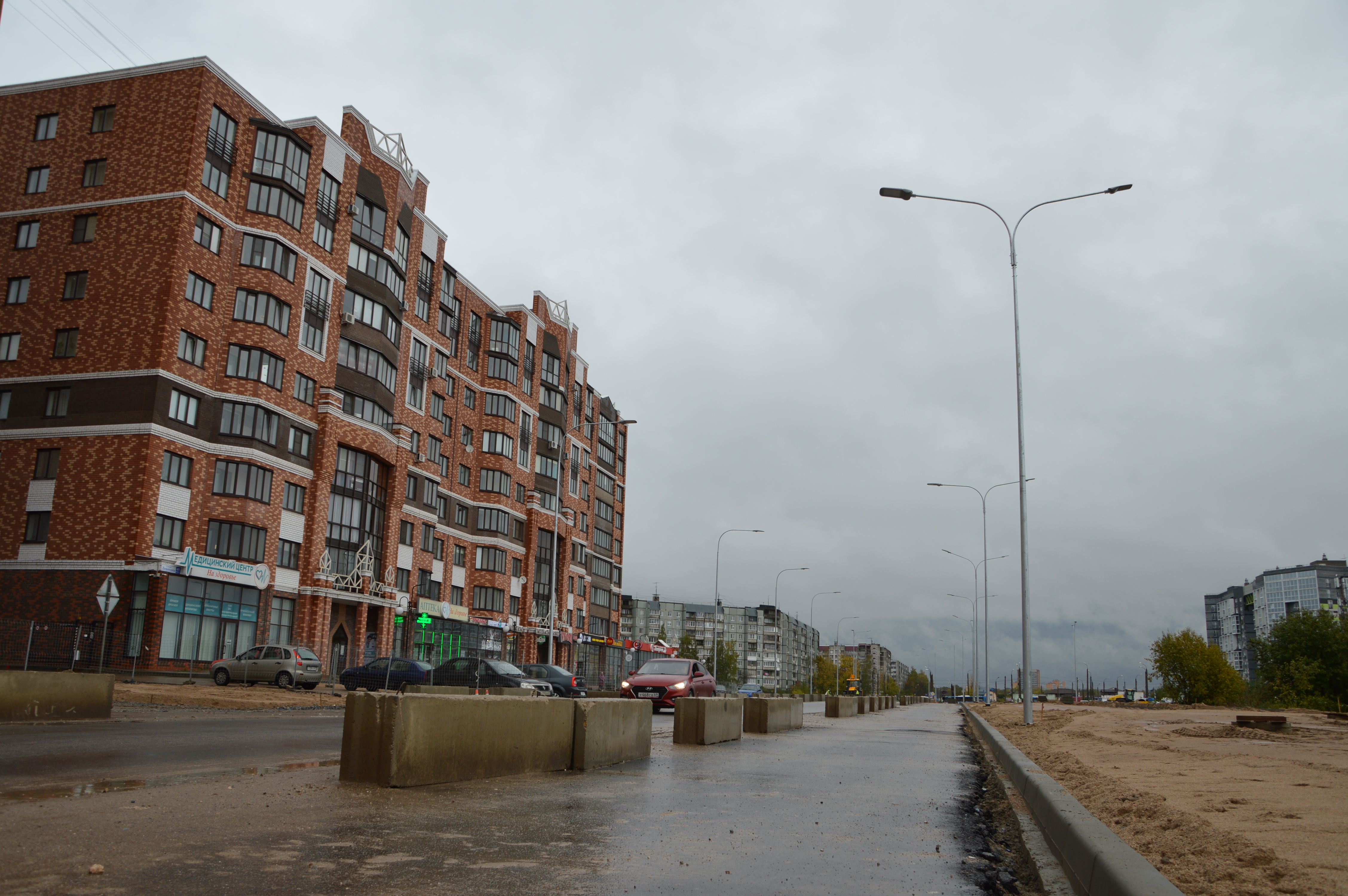 В Твери открыли движение по новой дороге на улице Левитана