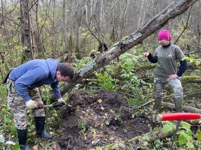 В Тверской области найдены останки трех неизвестных красноармейцев