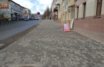 В городе Бологое завершено благоустройство тротуаров В городе Бологое завершено благоустройство тротуаров