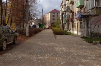 В городе Бологое завершено благоустройство тротуаров В городе Бологое завершено благоустройство тротуаров