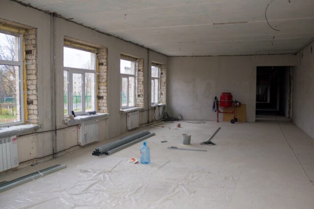 В Лихославле делают капитальный ремонт школы В Лихославле делают капитальный ремонт школы