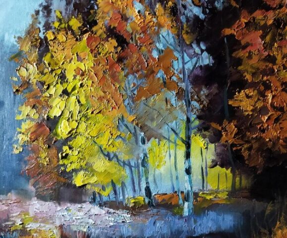 Жителей Твери приглашают запечатлеть золотую осень маслом и мастихином
