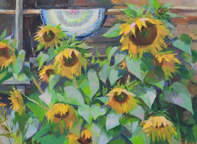 В Торжке открылась юбилейная выставка живописца Марины Пугаевой