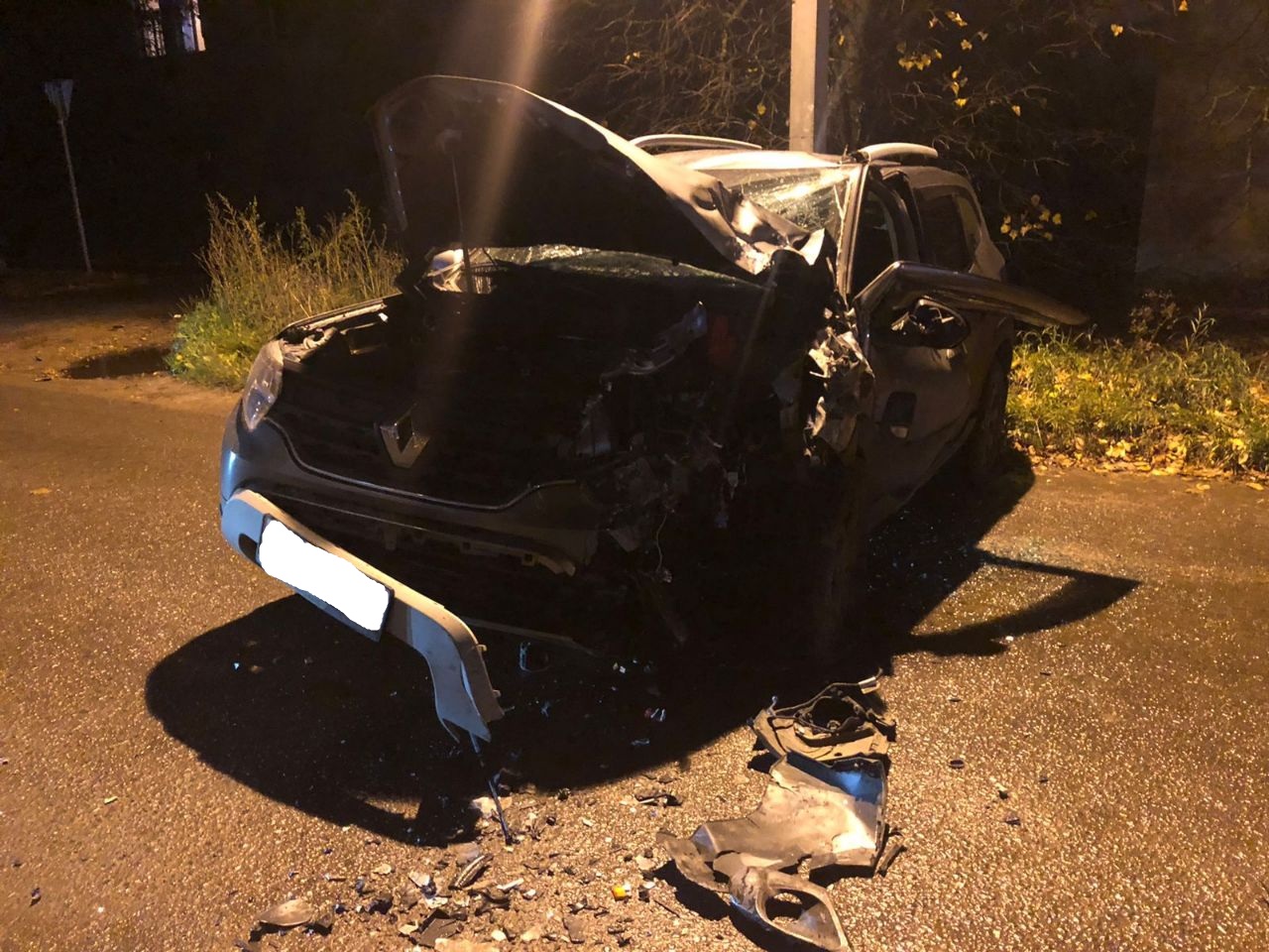 В Ржеве иномарка выехала на встречку и протаранила автобус