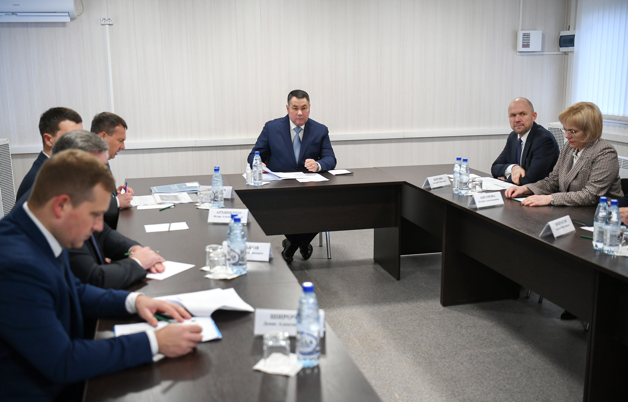 Игорь Руденя посетил строительную площадку детской областной клинической больницы в Твери