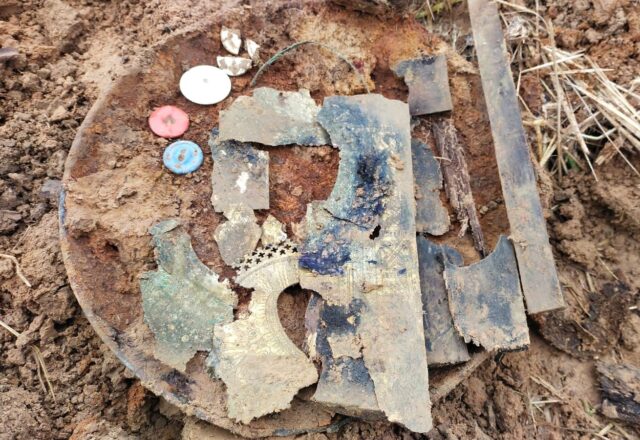 В Ржевском округе поисковики нашли останки двух красноармейцев В Ржевском округе поисковики нашли останки двух красноармейцев