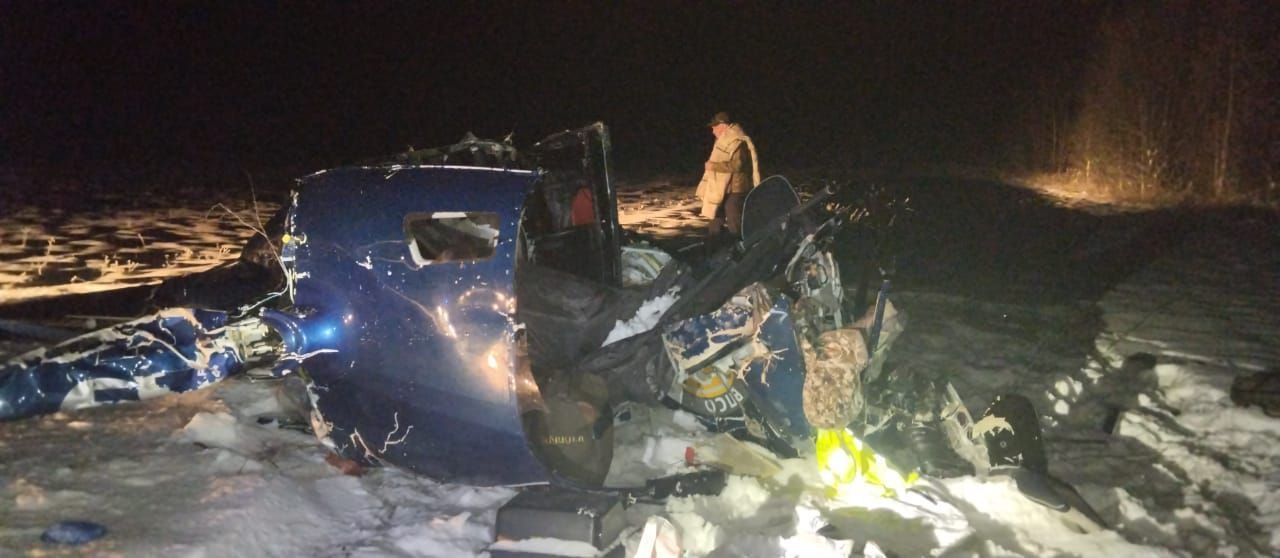 В Тверской области два человека погибли при крушении вертолета