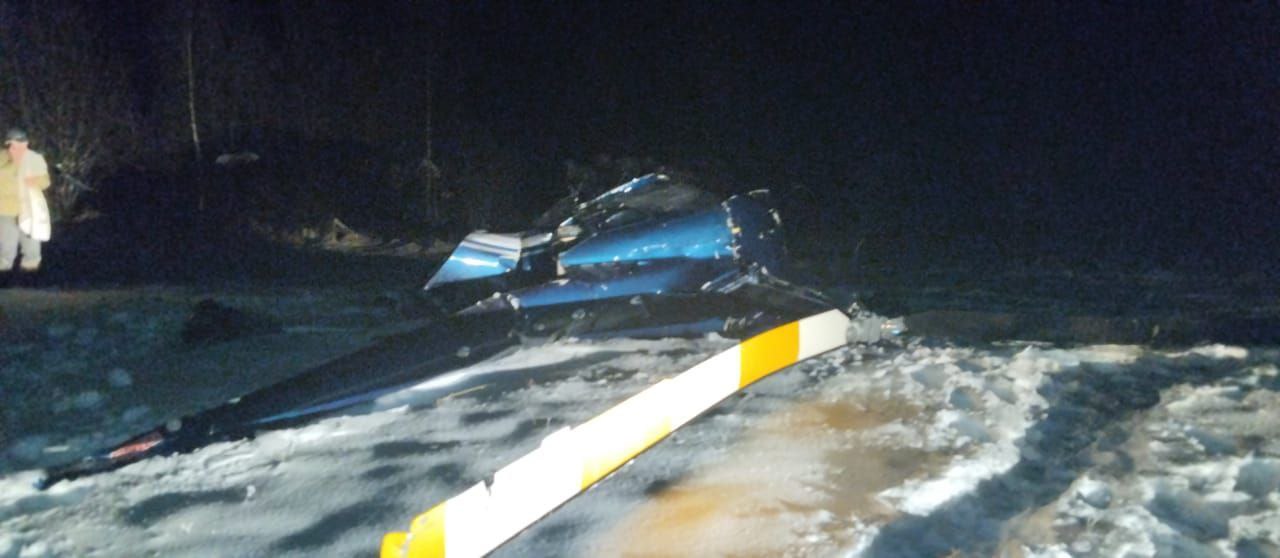 В Тверской области два человека погибли при крушении вертолета