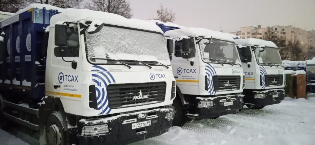 В Тверской области устанавливают новые контейнеры для раздельного сбора коммунальных отходов