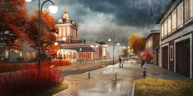 Опубликованы рендеры благоустройства центральной части Торопца