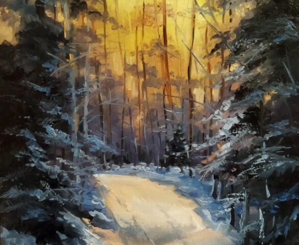 Гости мастер-класса в Твери нарисуют зимний пейзаж Гости мастер-класса в Твери нарисуют зимний пейзаж