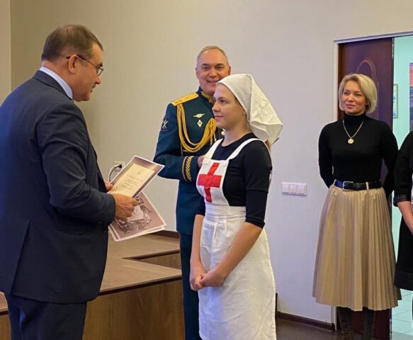 В Калининском районe прошла церемония вступления в ряды Дружины сестёр милосердия В Калининском районe прошла церемония вступления в ряды Дружины сестёр милосердия