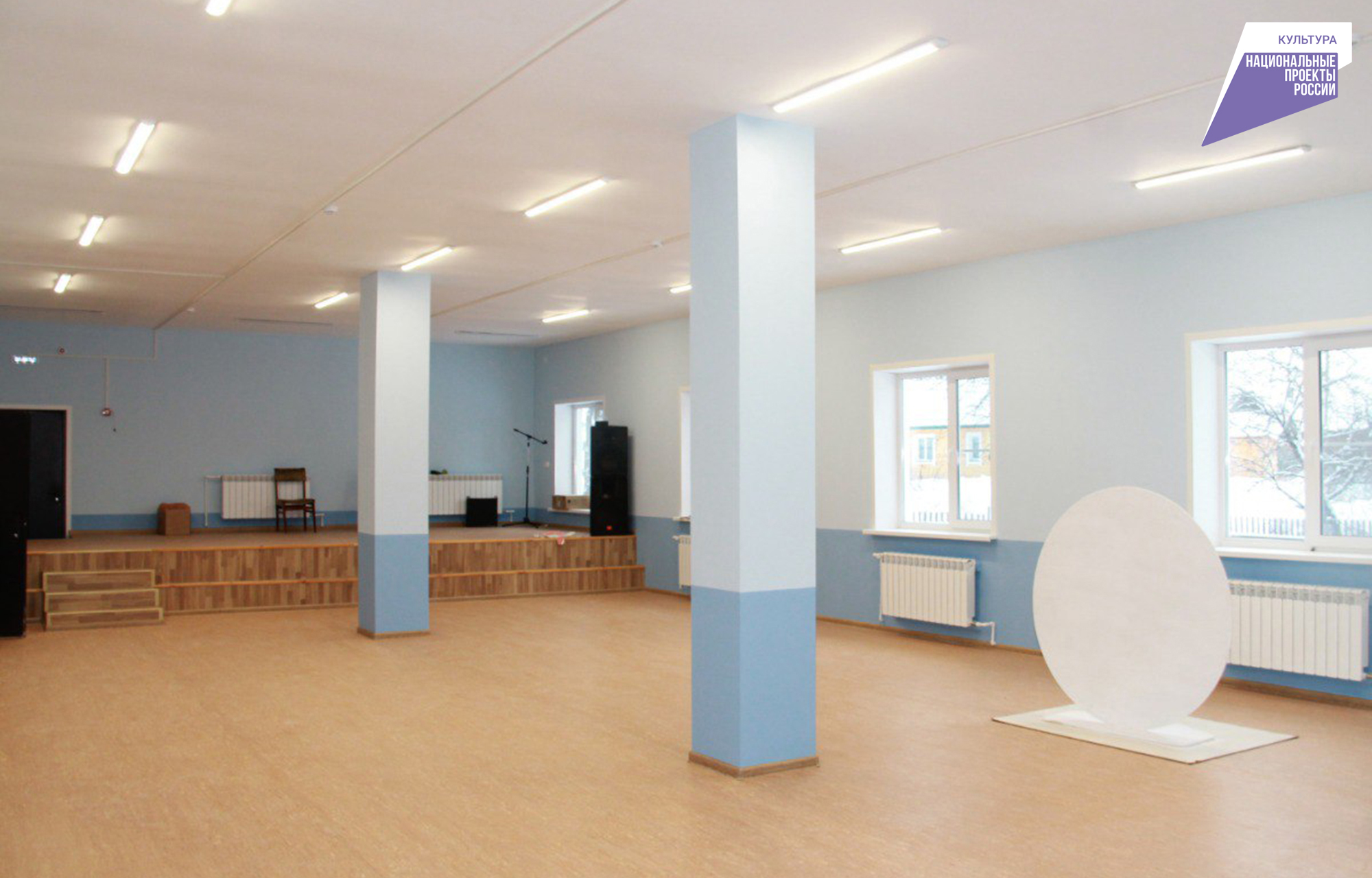 По национальному проекту капитально отремонтирован сельский Дом культуры в Нелидовском районе