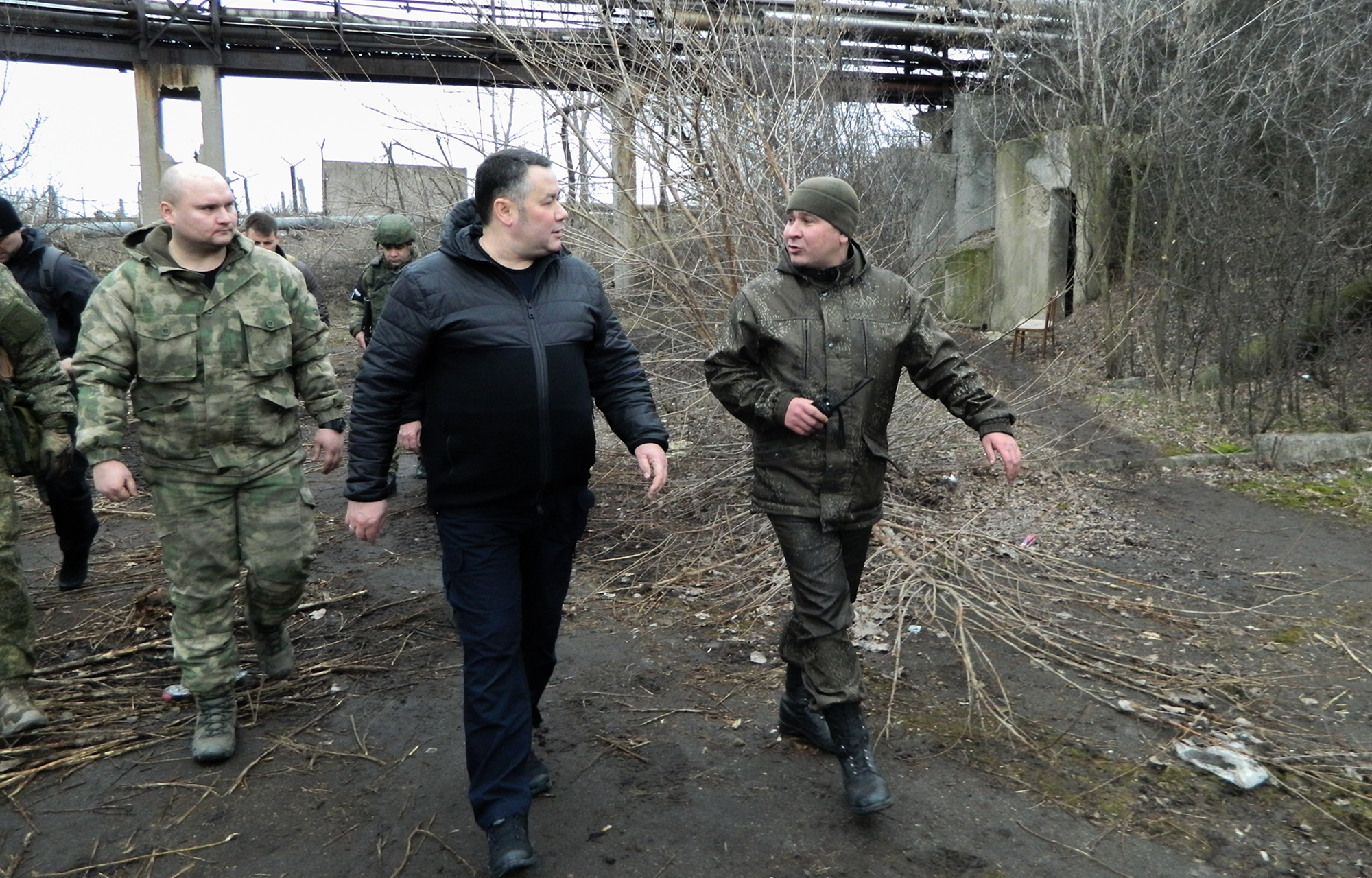 Игорь Руденя встретился с военнослужащими в прифронтовой зоне проведения СВО