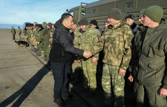 Игорь Руденя встретился с военнослужащими в прифронтовой зоне проведения СВО