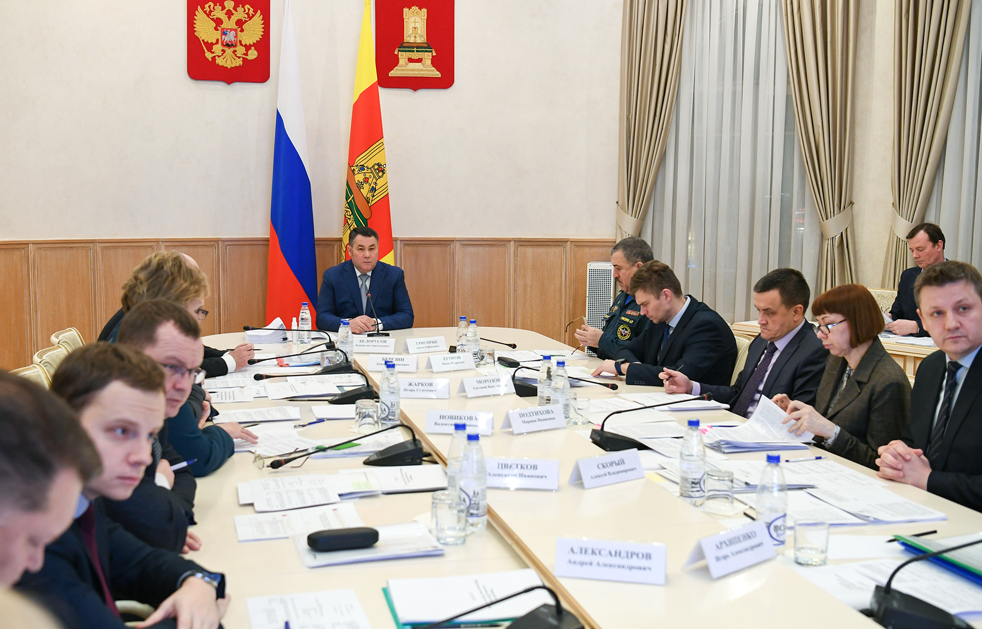 Игорь Руденя провел заседание Президиума Правительства Тверской области Игорь Руденя провел заседание Президиума Правительства Тверской области