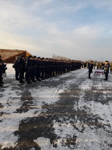 Больше 50 новобранцев приняли присягу у Ржевского мемориала