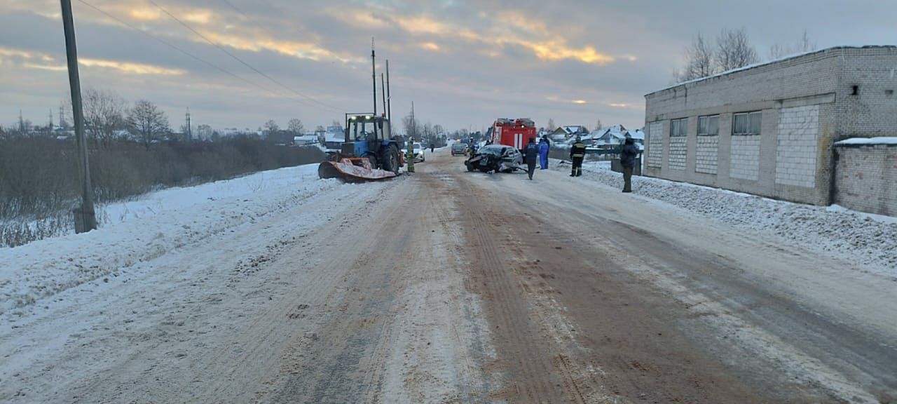 В Тверской области в аварии ушибы и ссадины получили водитель и его пассажирка