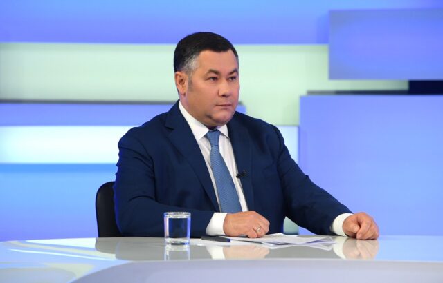 Игорь Руденя ответит на актуальные вопросы в эфире телеканала «Россия 24» Тверь