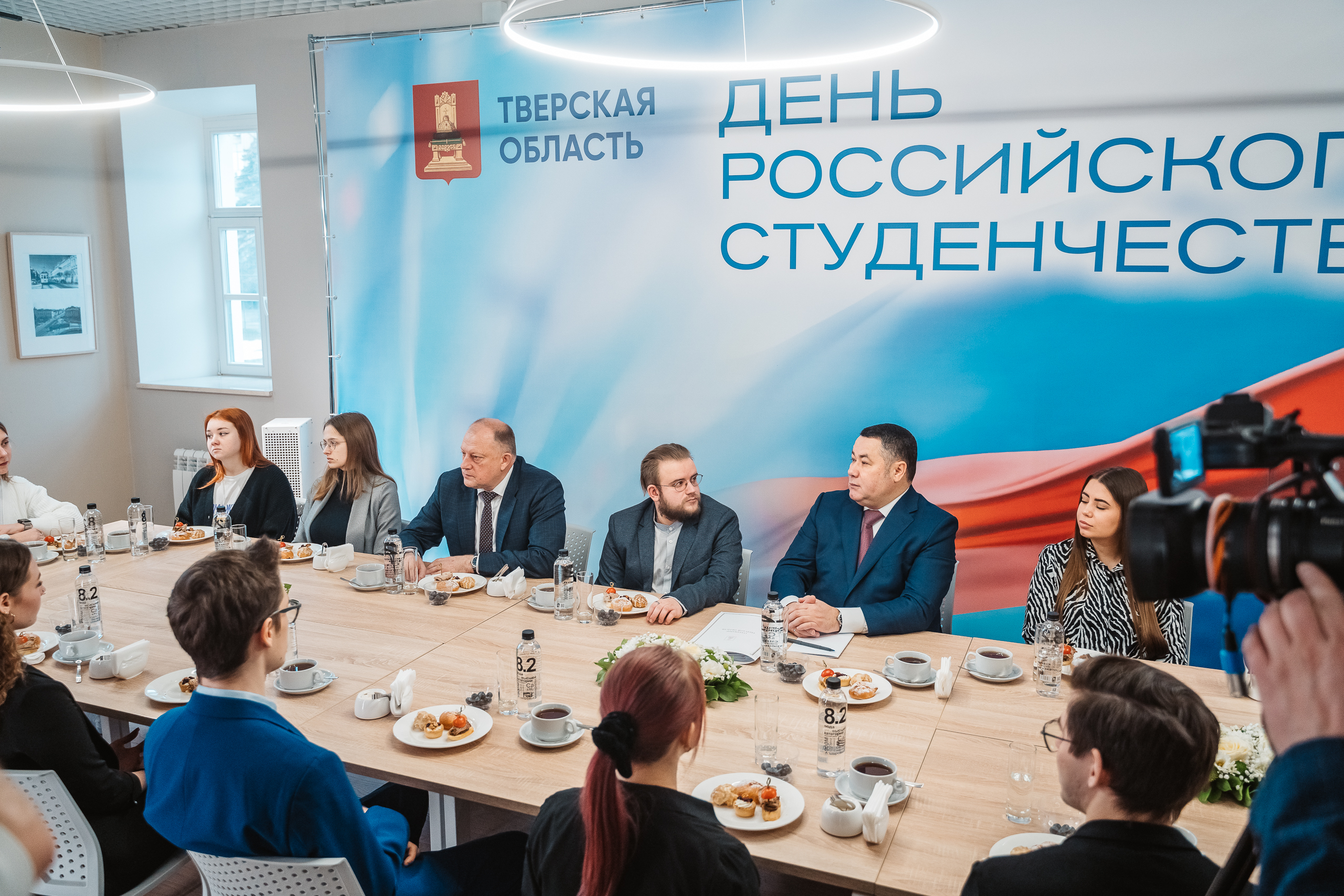 Игорь Руденя в День российского студенчества встретился с учащимися тверских вузов и колледжей