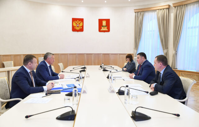 Игорь Руденя и Сергей Густов обозначили приоритеты программы газификации Тверской области на 2023 год