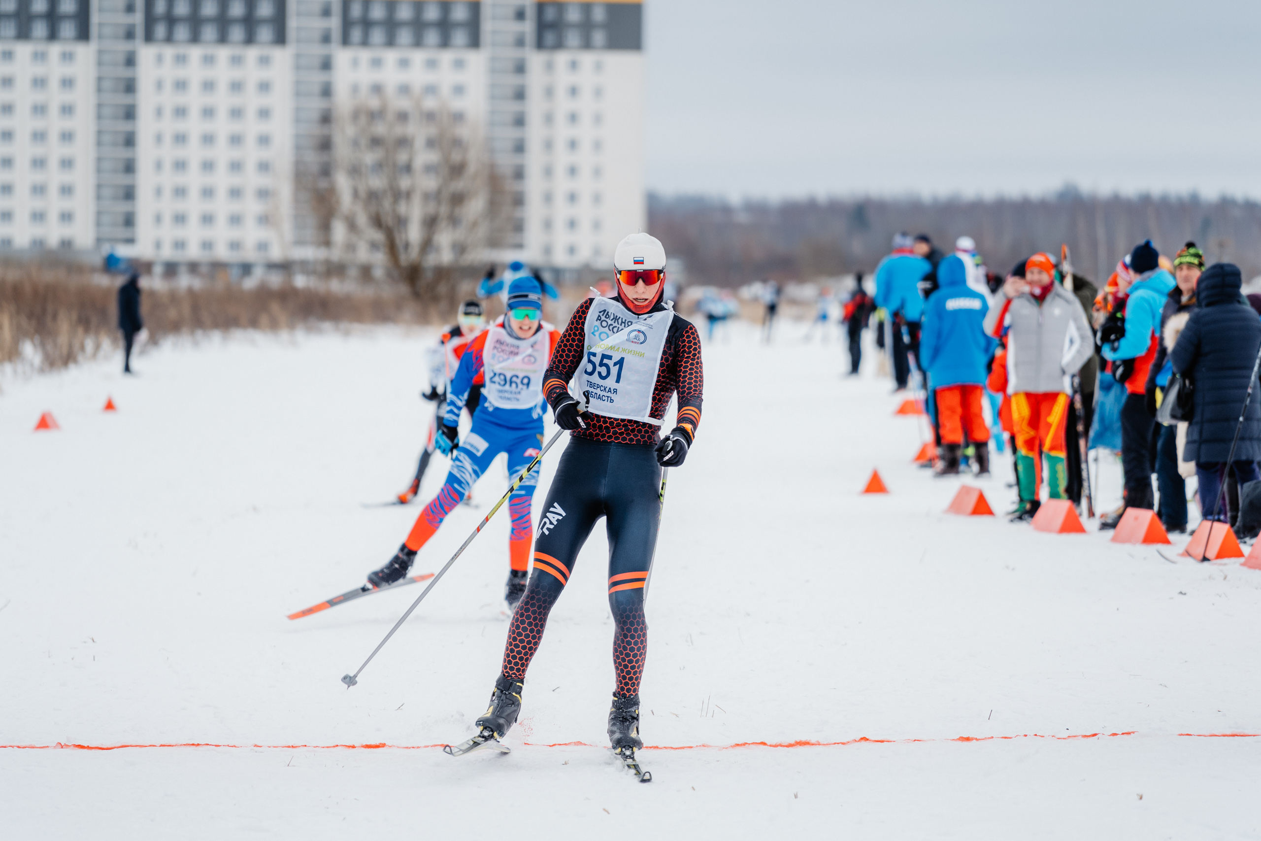 В Тверской области в «Лыжне России» приняли участие порядка 10 тысяч человек