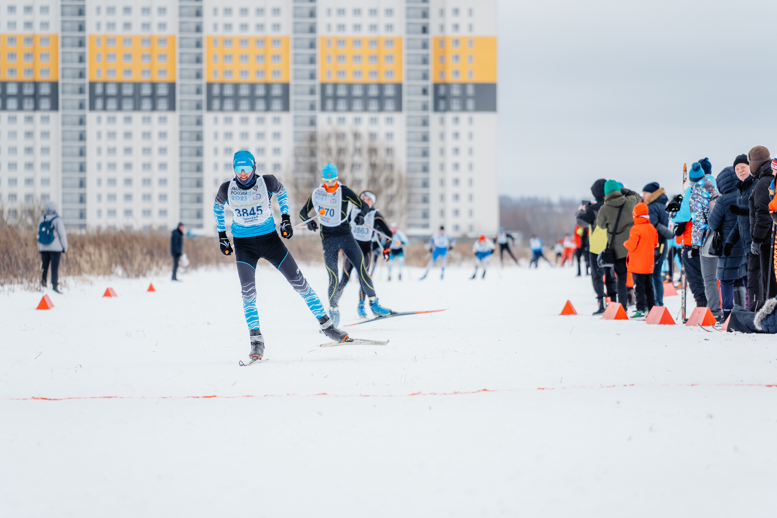 В Тверской области в «Лыжне России» приняли участие порядка 10 тысяч человек