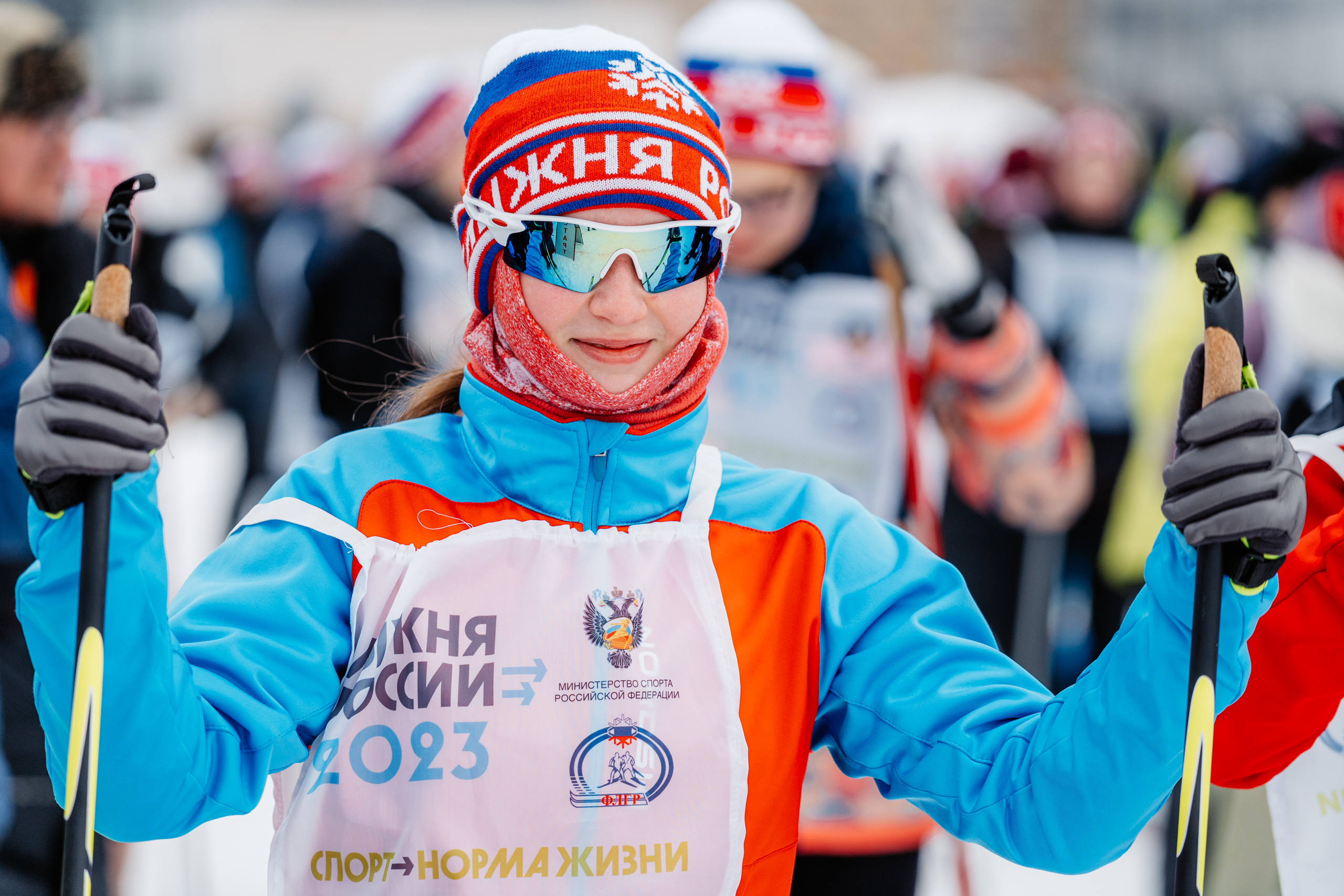 В Тверской области в «Лыжне России» приняли участие порядка 10 тысяч человек