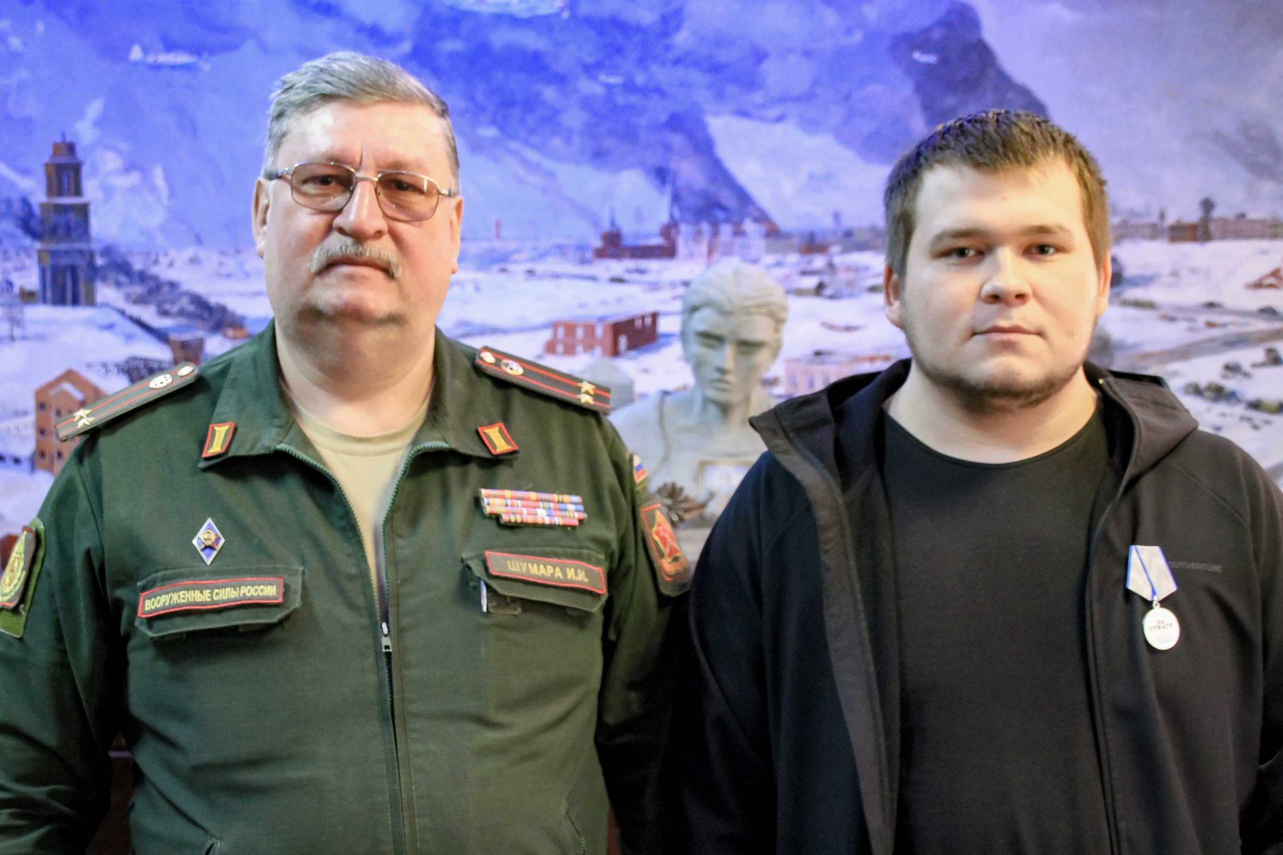 В Ржеве участника СВО наградили медалью «За отвагу» В Ржеве участника СВО наградили медалью «За отвагу»