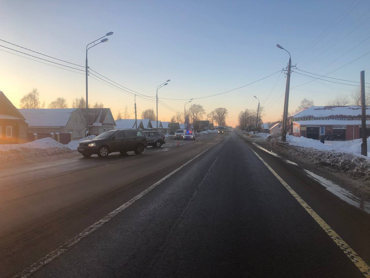 В тройном столкновении в Тверской области травмы получили два водителя