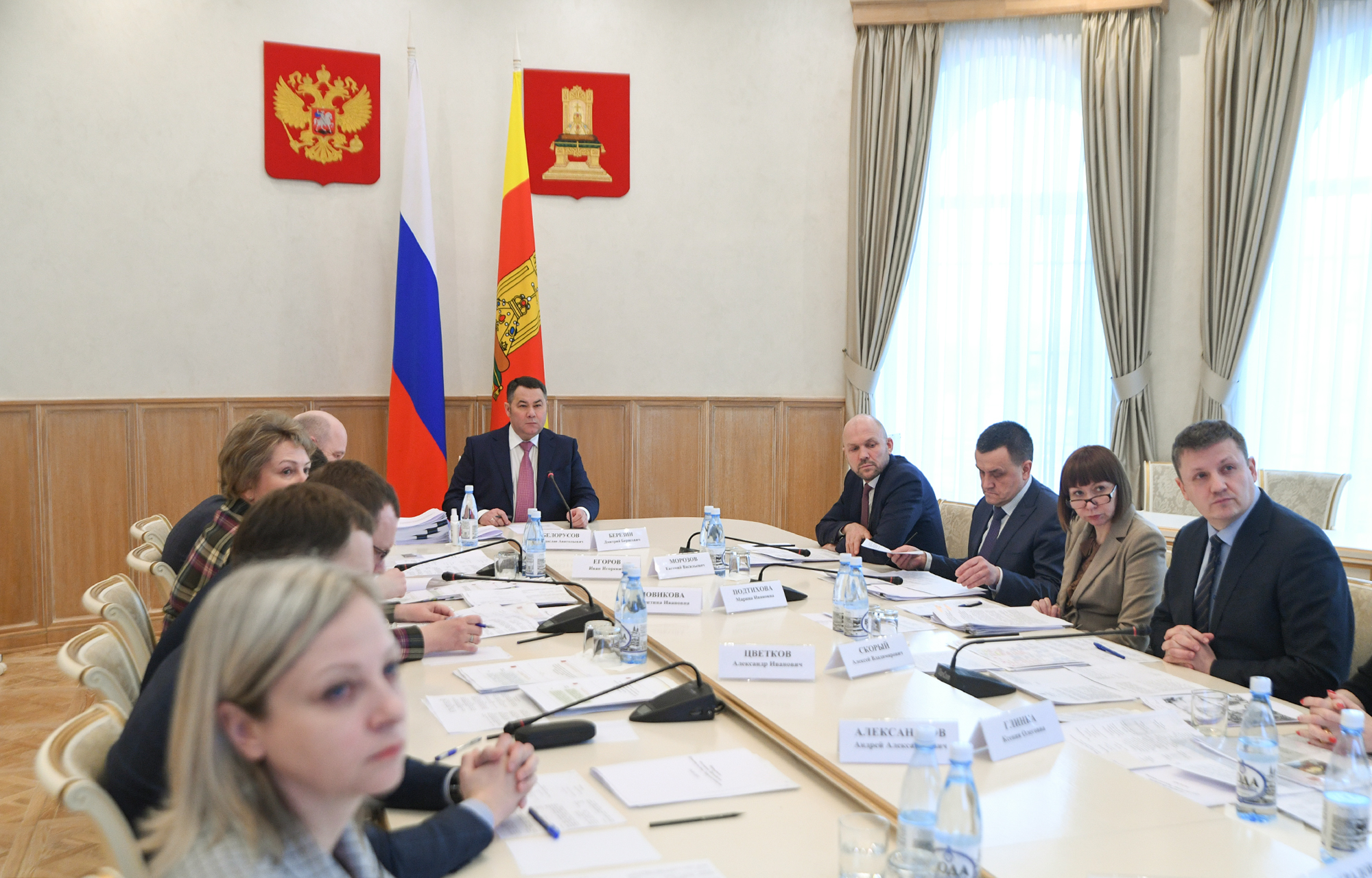 Игорь Руденя провел заседание Президиума Правительства Тверской области Игорь Руденя провел заседание Президиума Правительства Тверской области