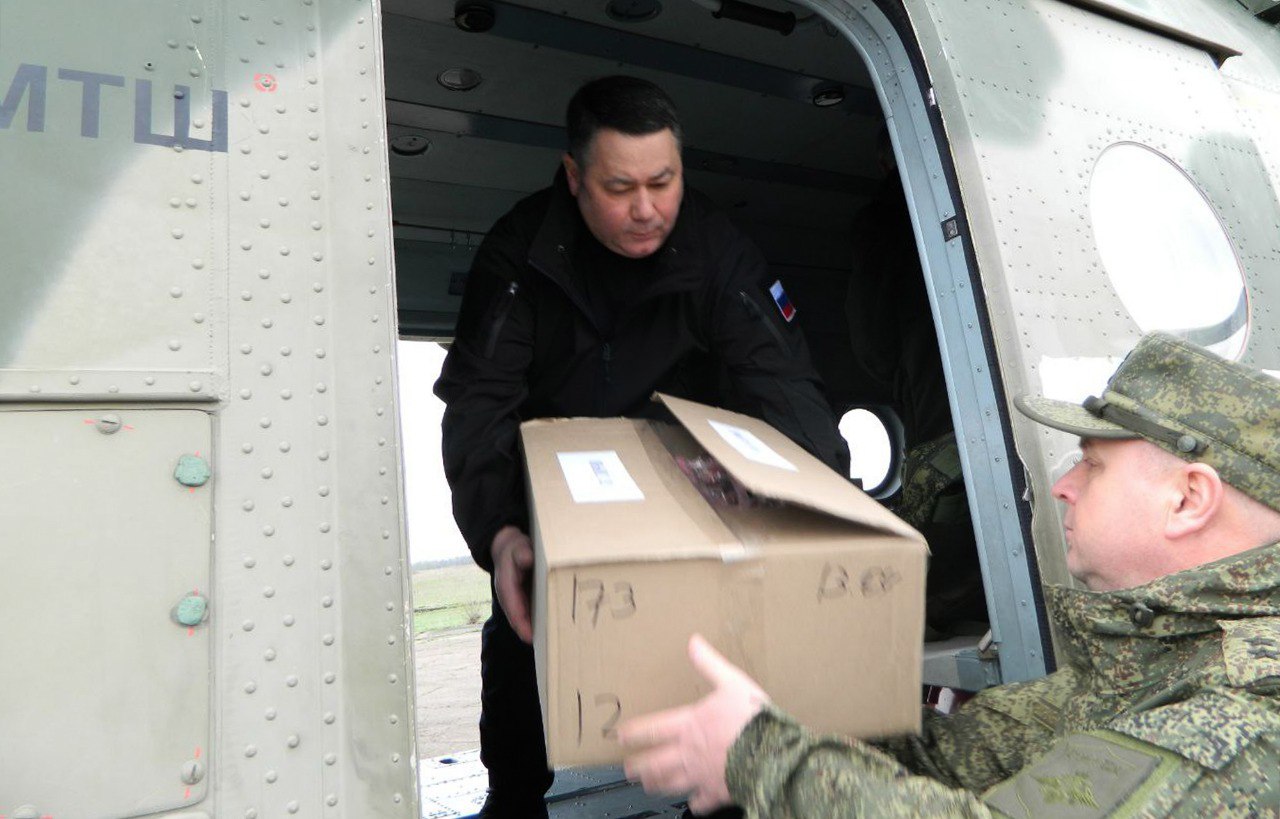 Игорь Руденя накануне Пасхи в прифронтовой зоне проведения СВО встретился с военнослужащими из Верхневолжья и других регионов России