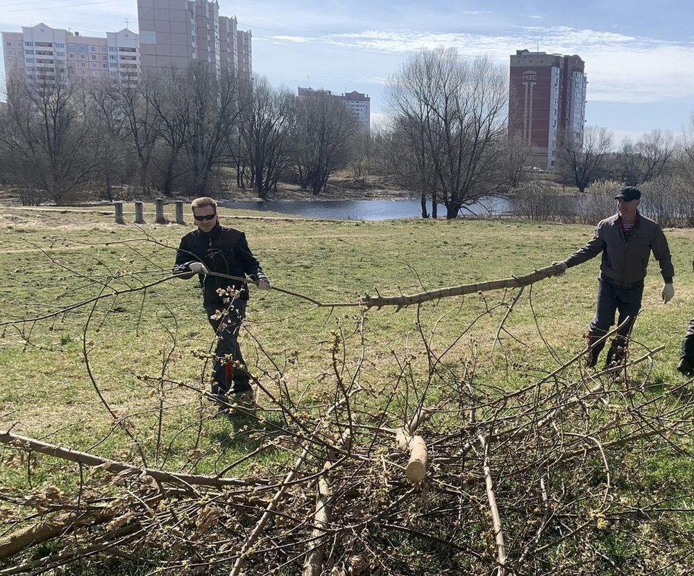 В Конаковском районе прошёл субботник на берегу Донховки