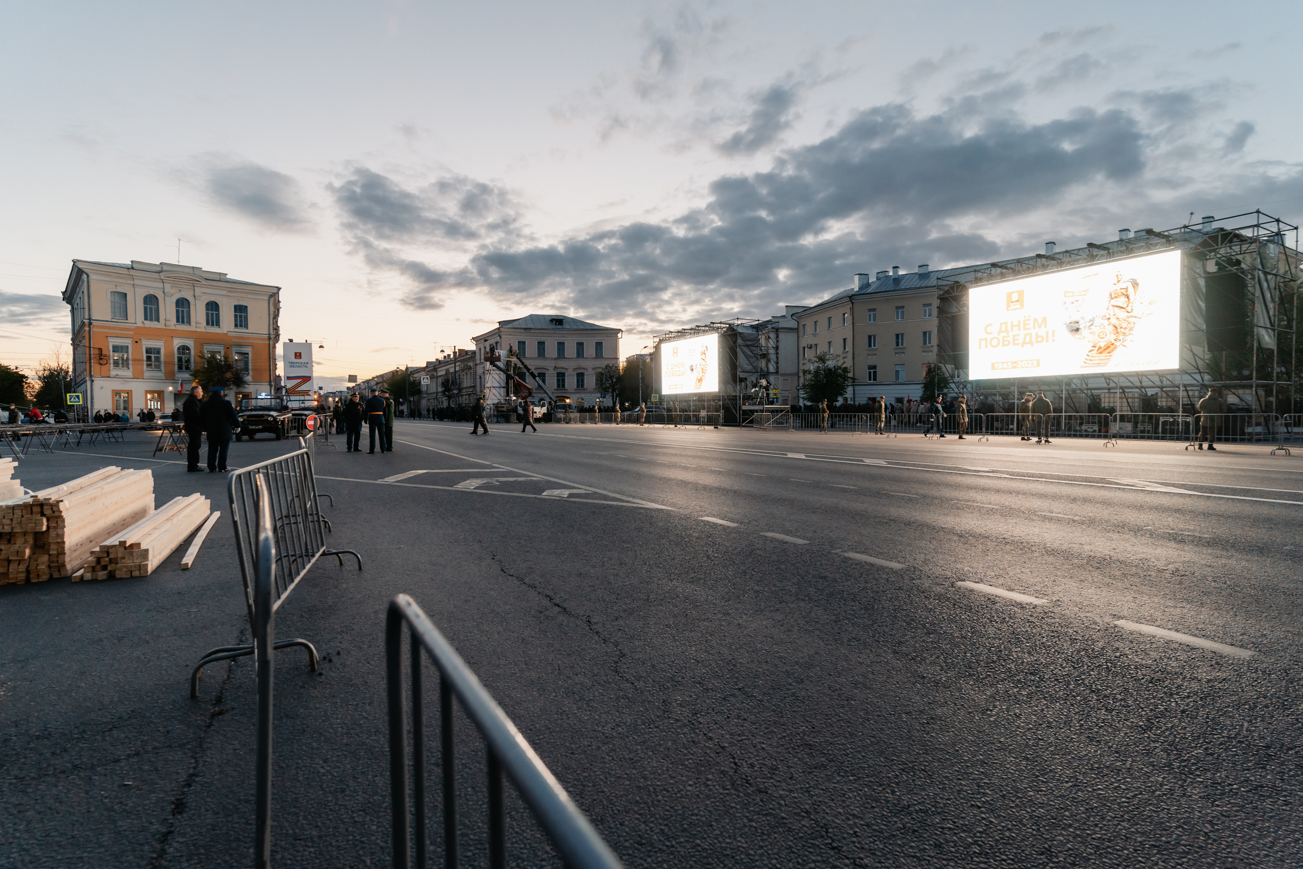 Вечером в Твери прошла генеральная репетиция парада Победы