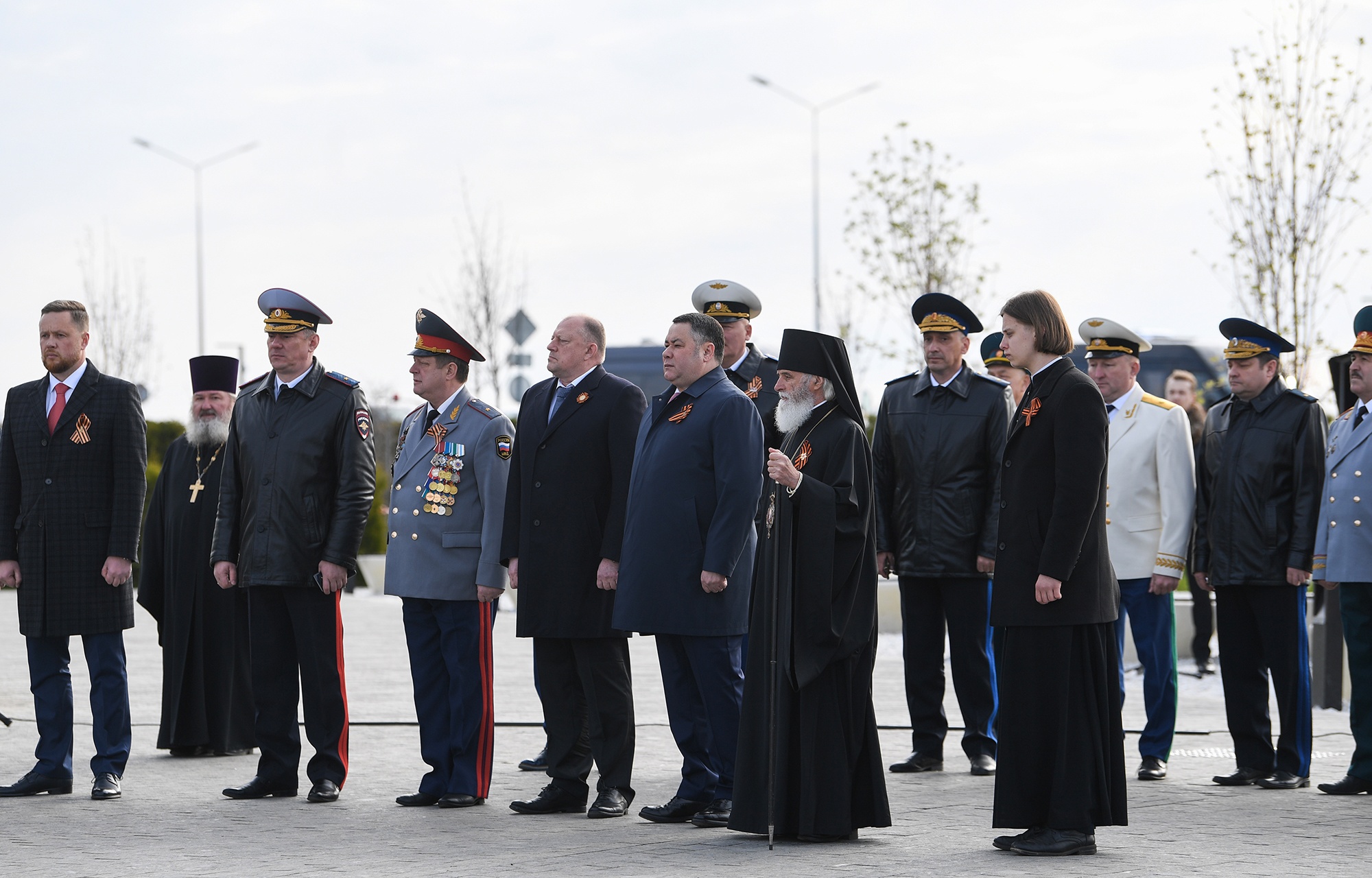 Торжества в честь Дня Победы проходят у Ржевского мемориала