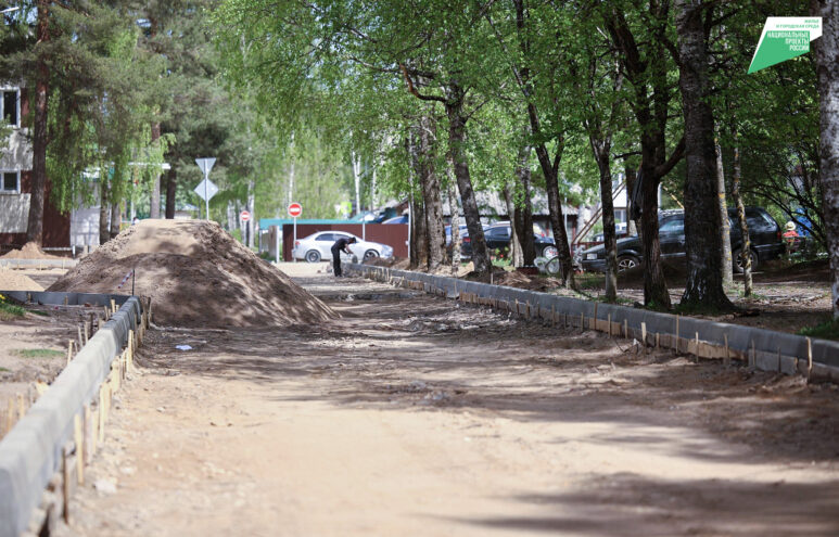 В Тверской области идут работы на объектах благоустройства