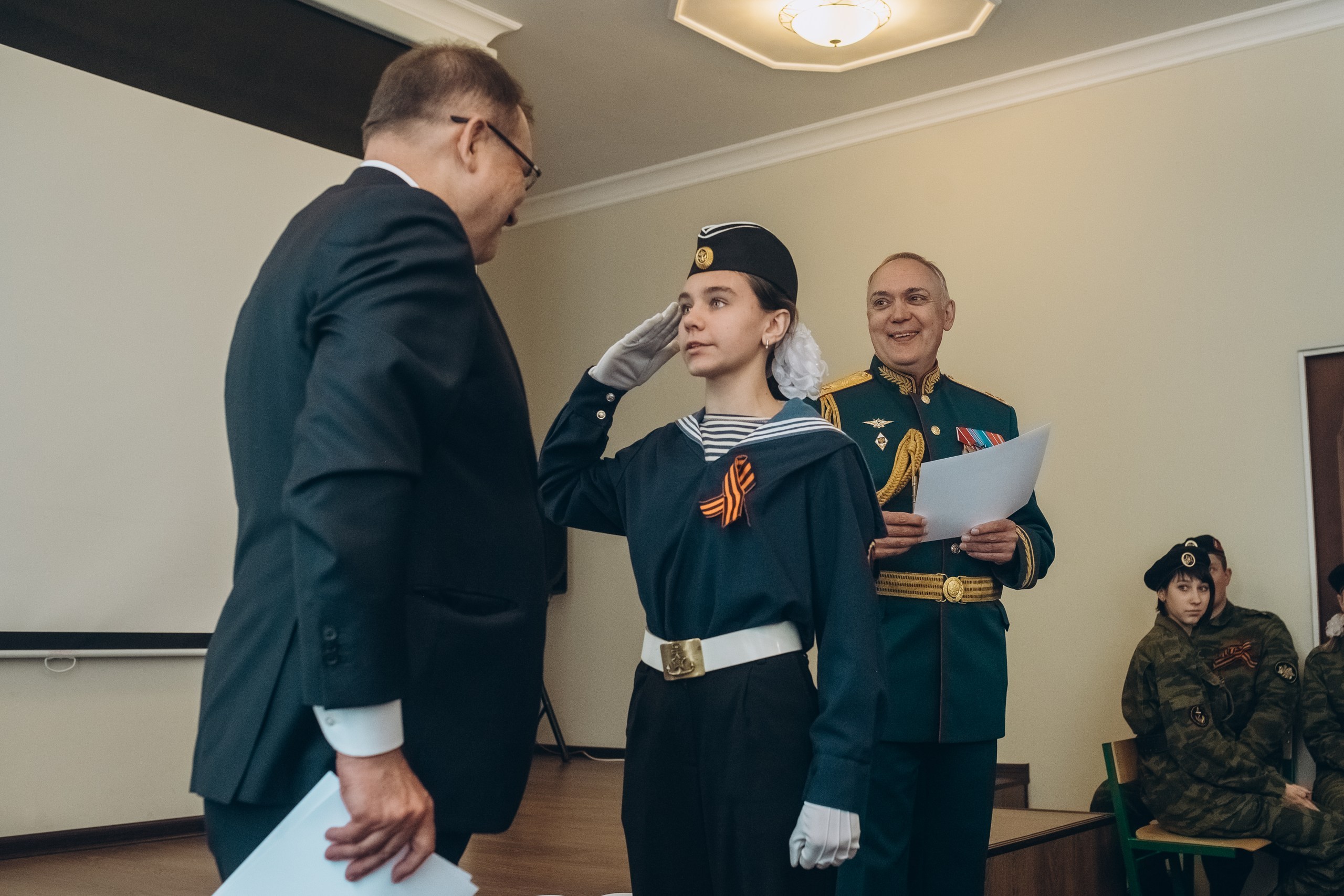 В Тверской области состоялась церемония посвящения в «Молодежный Георгиевский Союз»