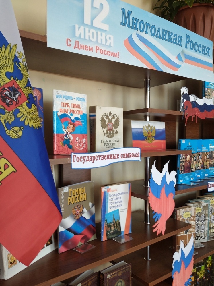 В Андреапольской библиотеке открылась приуроченная к Дню России выставка В Андреапольской библиотеке открылась приуроченная к Дню России выставка