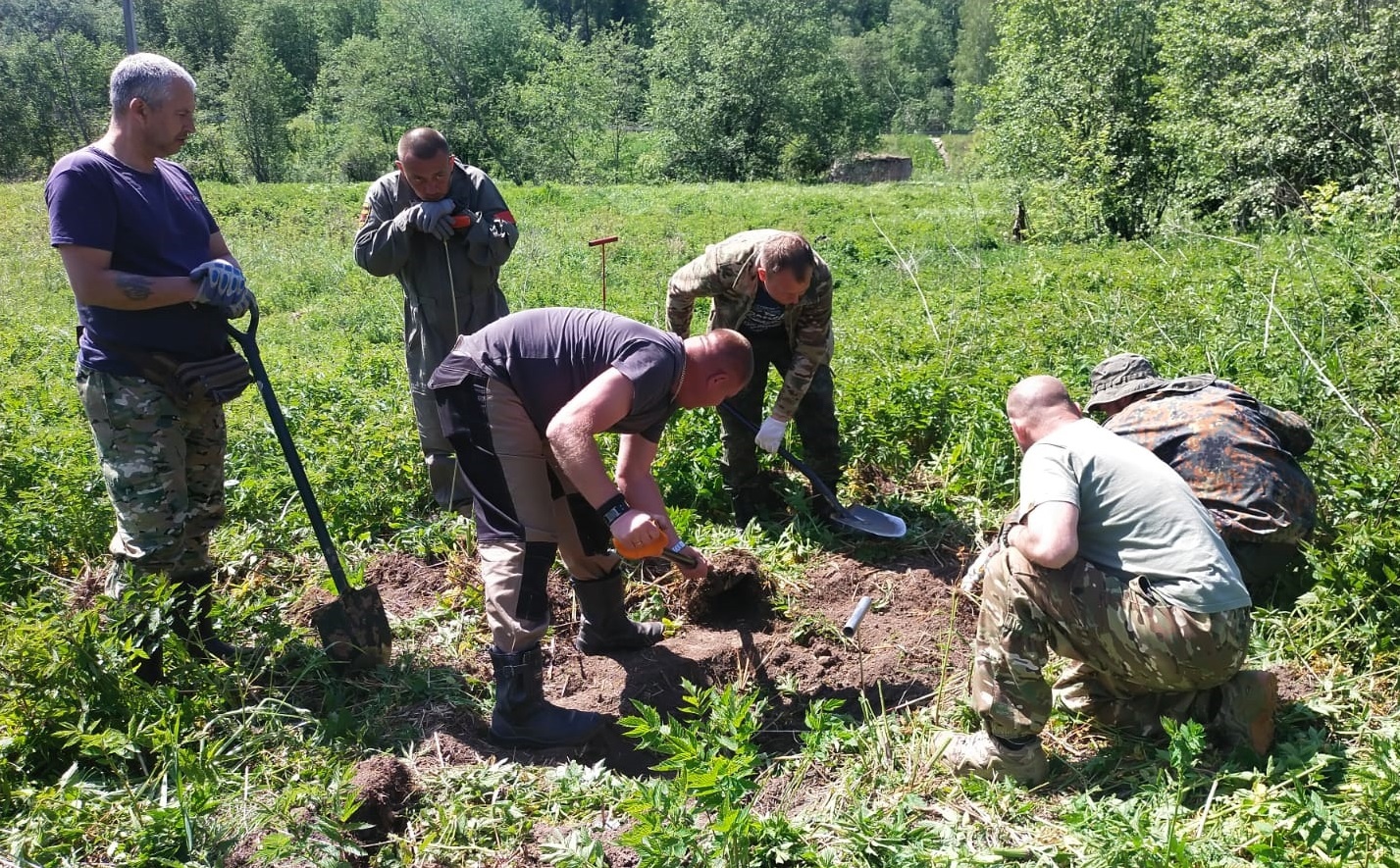 В Ржевском районе обнаружили останки трех красноармейцев