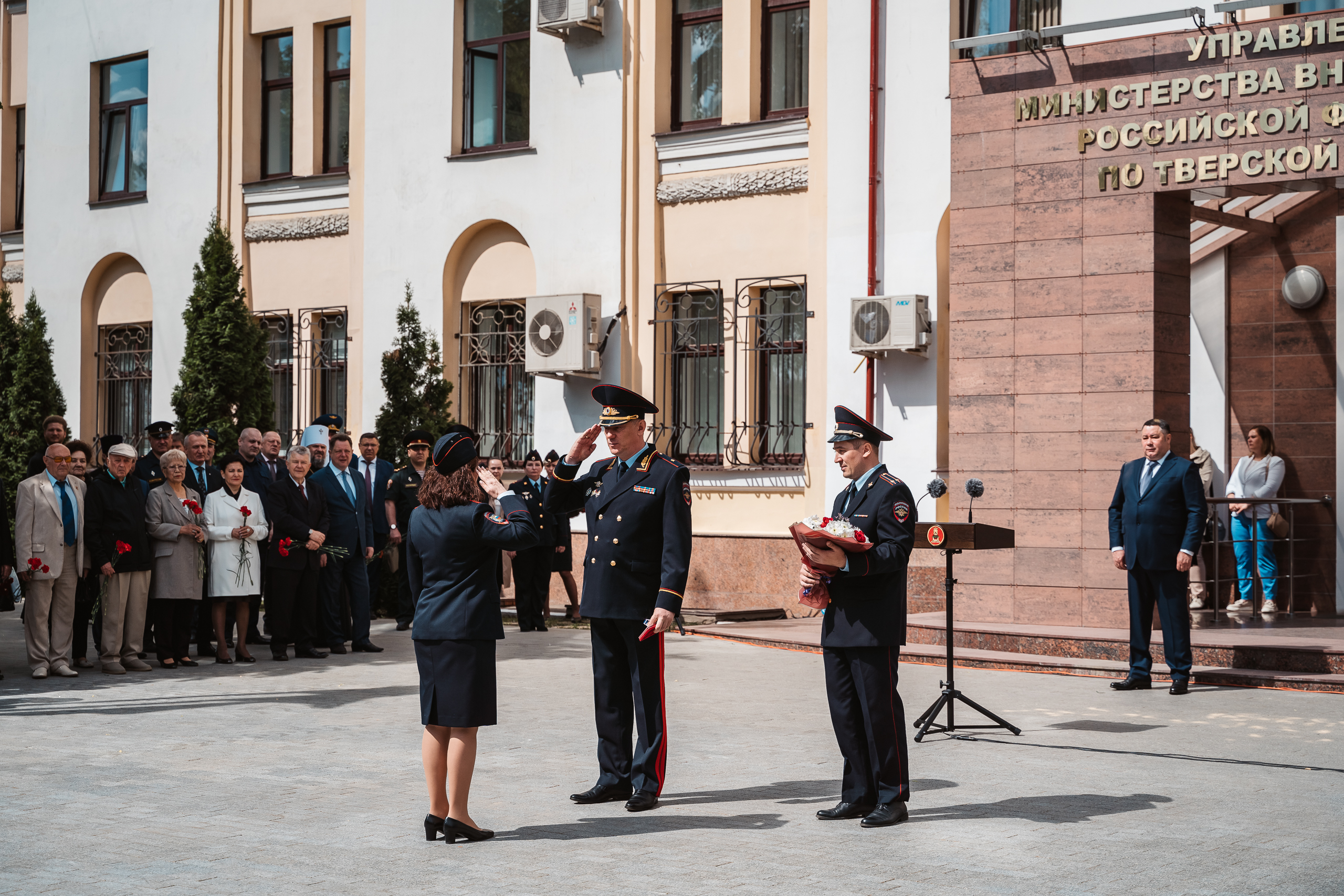 В Твери открыли памятник «Защитникам правопорядка и закона»