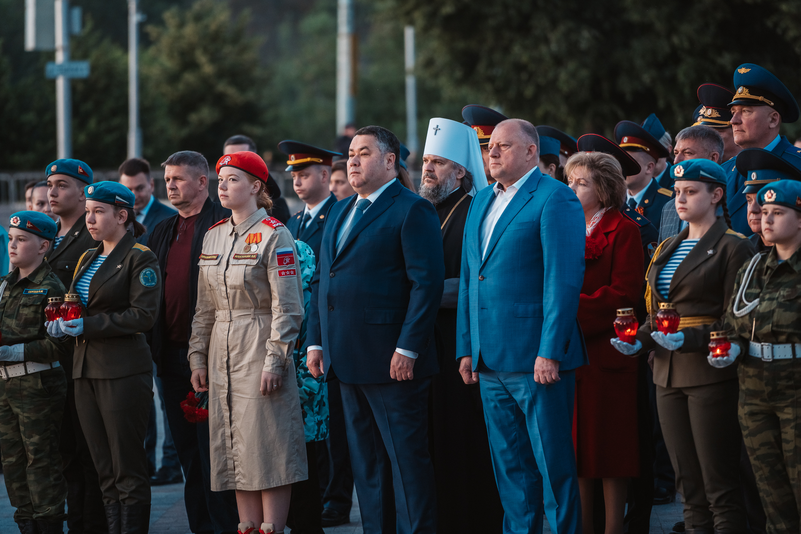 В День памяти и скорби Игорь Руденя принял участие в акции «Свеча памяти» Игорь Руденя: Мы понимаем, какую великую Победу одержали наши предки