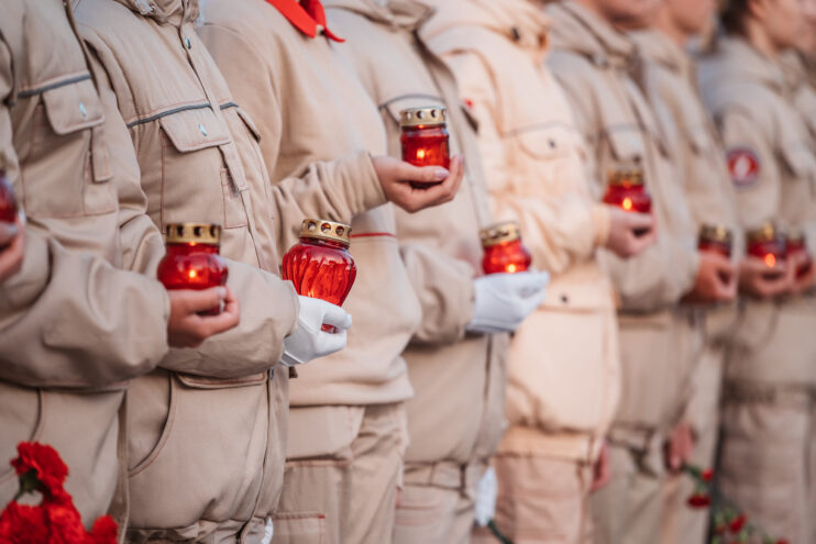 В День памяти и скорби Игорь Руденя принял участие в акции «Свеча памяти»