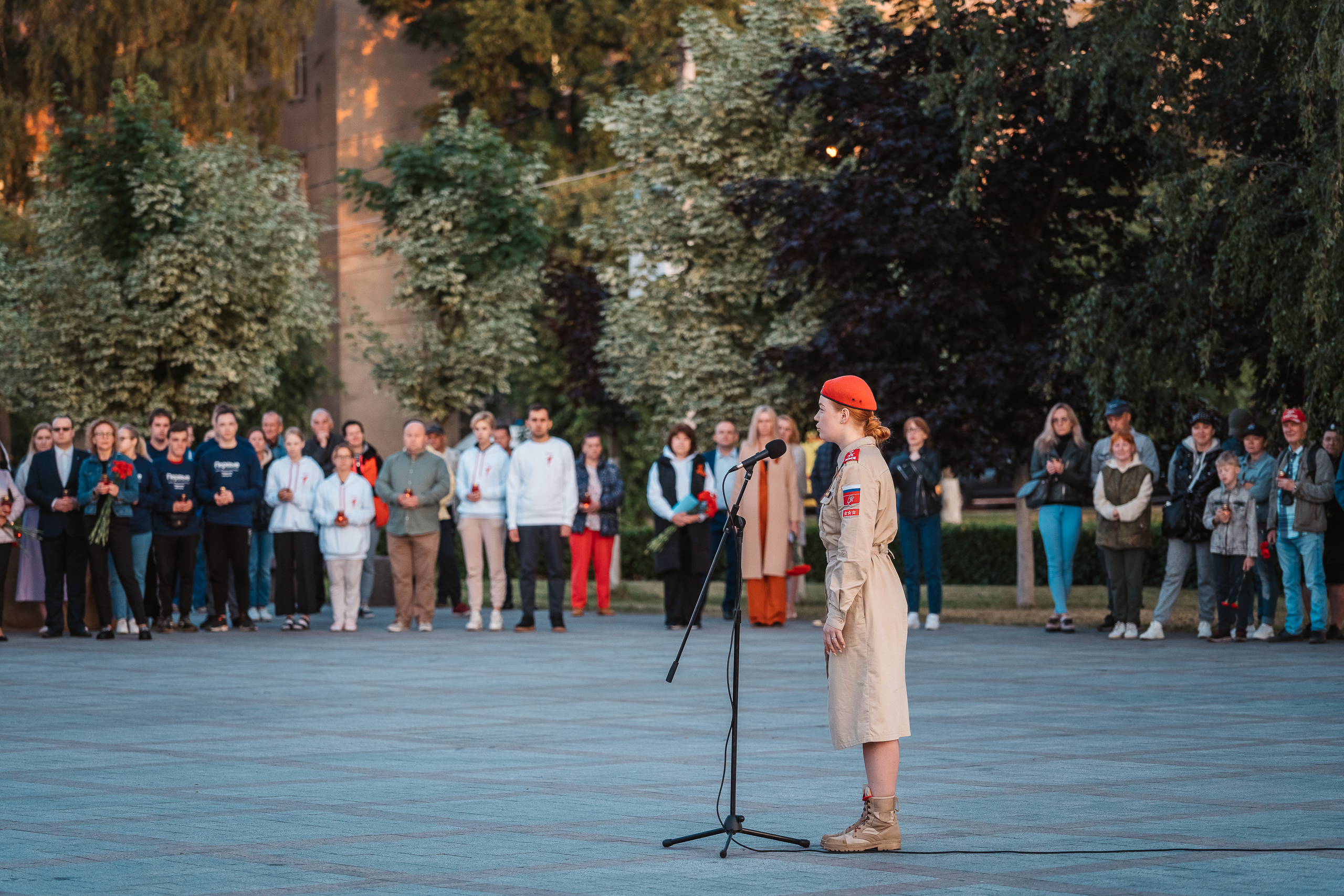 В День памяти и скорби Игорь Руденя принял участие в акции «Свеча памяти»