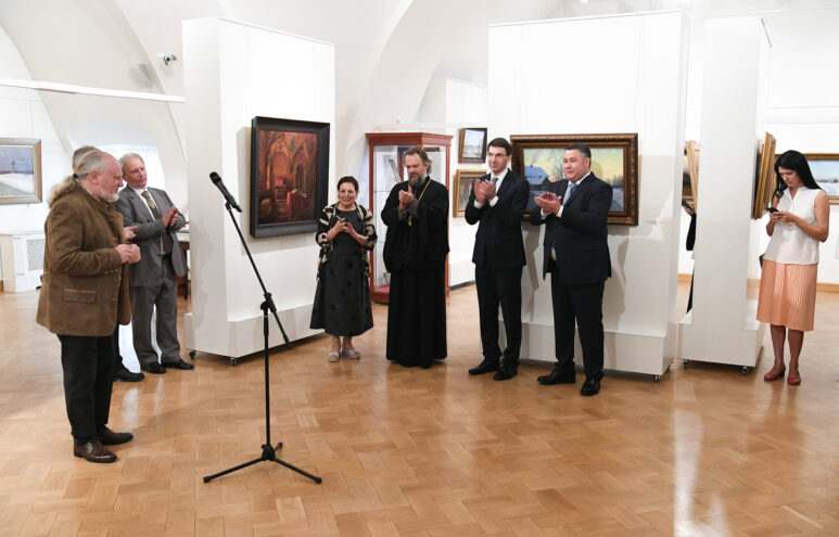 Игорь Щёголев и Игорь Руденя приняли участие в открытии выставки творческого объединения «Русский мир» в Твери