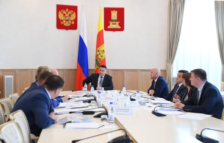Игорь Руденя провел совещание по вопросам деятельности Правительства Тверской области