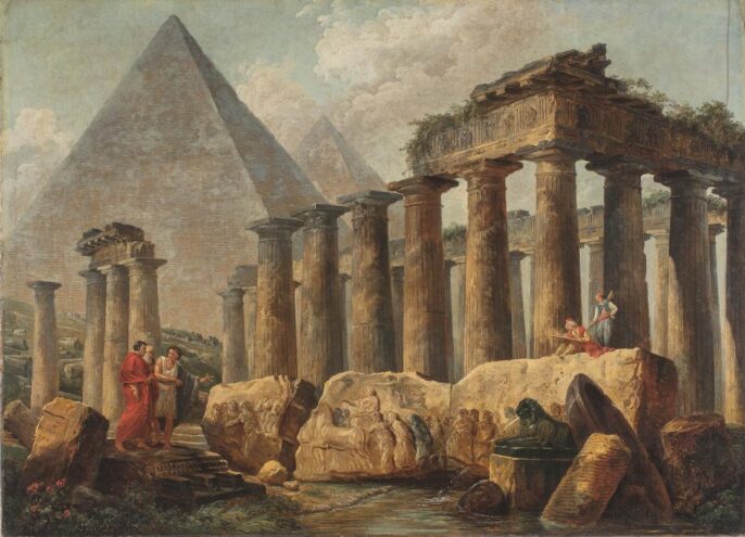 В Твери открылась моновыставка полотна французского мастера Юбера Робера