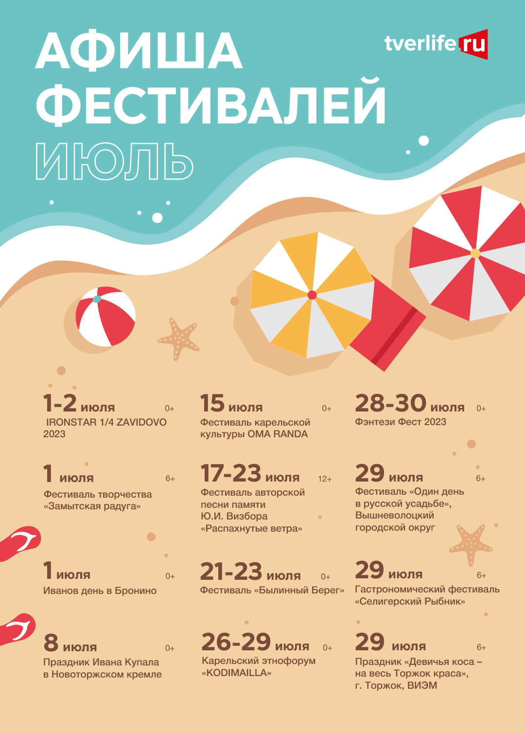 Праздник Ивана Купала, «Былинный Берег» и «Селигерский Рыбник»: Какие фестивали пройдут в Тверской области в июле Праздник Ивана Купала, «Былинный Берег» и «Селигерский Рыбник»: Какие фестивали пройдут в Тверской области в июле